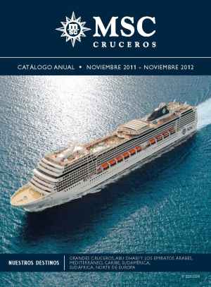 MSC Cruceros presenta su nuevo catlogo para itinerarios, destinos y promociones